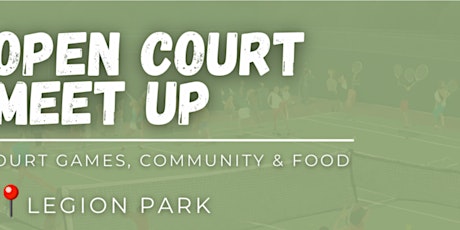 RSVP through SweatPals: 821 Weekly Tennis Meet Up | $15.00/person