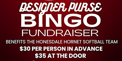 Imagem principal do evento Designer Purse Bingo Fundraiser