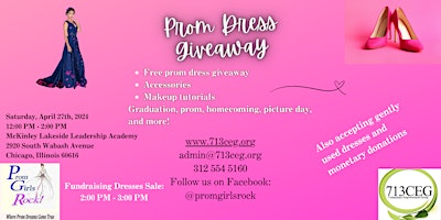 PROM GIRLS ROCK  ANNUAL PROM DRESS GIVEAWAY-2024 primary image