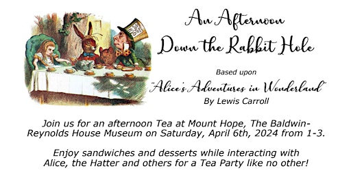 Hauptbild für An Afternoon Down the Rabbit Hole: Tea with Alice in Wonderland