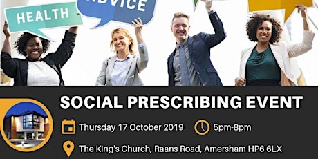 Social Prescribing Event, 17th October, 2019, Kings Church, Amersham, 5-8pm primary image