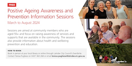 Image principale de Positive Ageing Awareness and Prevention Information Session