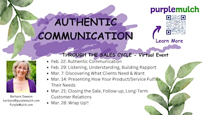 Authentic Communication - Virtual - Through the Sales Cycle