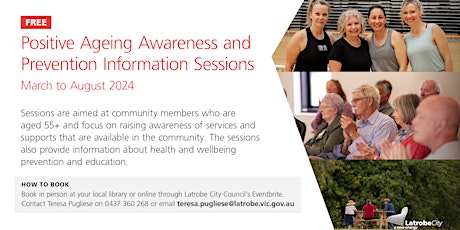 Positive Ageing Awareness and Prevention Information Session primary image