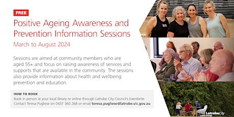 Positive Ageing Awareness and Prevention Information Session primary image