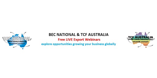 FREE LIVE EXPORT WEBINARS - MODULE 1) INTRODUCTION TO EXPORTING primary image