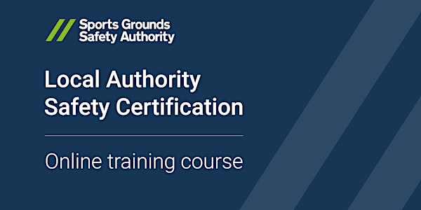 Local authority safety certification training