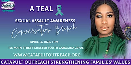 A Teal Sexual Assault  Awareness Brunch