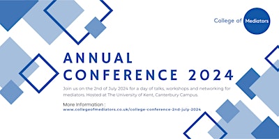 Primaire afbeelding van College of Mediators' Annual Conference 2024