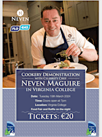 Cookery Demo with Celebrity Chef Neven Maguire in aid of Virginia College primary image
