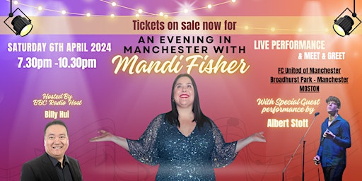 Imagem principal do evento An Evening with Mandi Fisher in Manchester