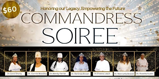 Commandress Soiree: Honoring Barack Court's Past Illustrious Commandress primary image