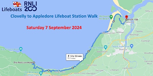 Imagem principal do evento RNLI Clovelly to Appledore Walk 24