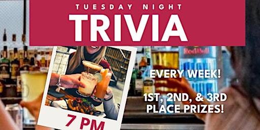 Immagine principale di Tuesday Night Trivia - Best Trivia Ever! 