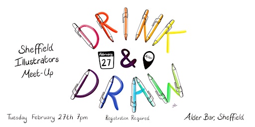 Sheffield Illustrators Meet-Up / Drink & Draw primary image