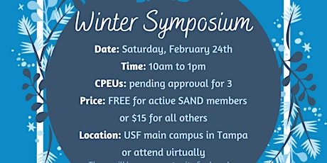 Image principale de SAND Winter Symposium 2024