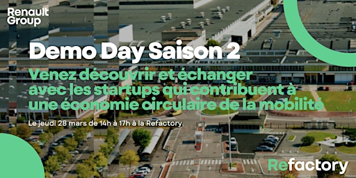 Demo Day du Hub de la Refactory du groupe Renault primary image