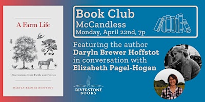 McCandless April Book Club - A Farm Life primary image