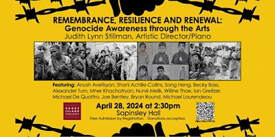 Immagine principale di Remembrance, Resilience and Renewal: Genocide Awareness through the Arts 