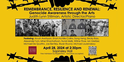 Remembrance, Resilience and Renewal: Genocide Awareness through the Arts  primärbild