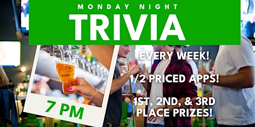 Primaire afbeelding van Monday Night Trivia and Half-Priced Apps!