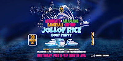 Imagem principal do evento The Biggest AFROBEATS - AMAPIANO - DANCEHALL & HIP HOP Boat Party!