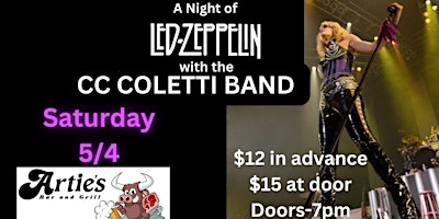 Imagen principal de A night of LED ZEPPELIN with CC COLETTI