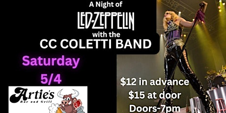 A night of LED ZEPPELIN with CC COLETTI