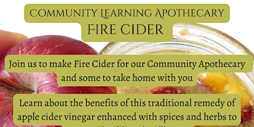 Community Learning Apothecary- Fire Cider- Thursday primary image