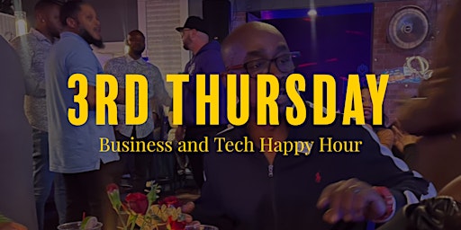 Primaire afbeelding van Business & Tech Happy Hour (Complimentary Wine  & Headshots)