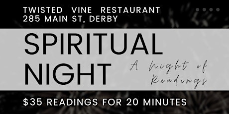 Spiritual Night - A Night of Readings primary image