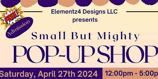 Small But Mighty Pop-Up Shop primary image