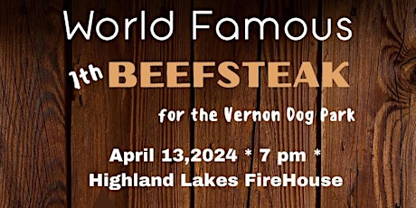 Beefsteak Fundraiser 2024 D.O.G.S. of Vernon/Highland Lakes Fire Department