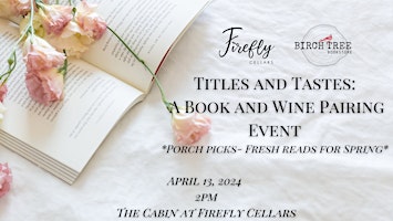 Titles and Tastes: A Book and Wine Pairing Event primary image