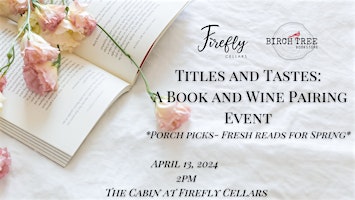 Imagem principal do evento Titles and Tastes: A Book and Wine Pairing Event