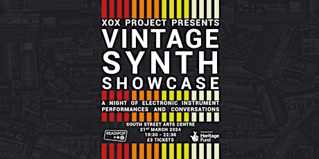 XOX Project Presents: Vintage Synth Showcase primary image