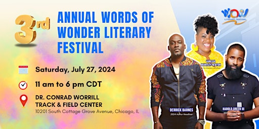 3rd  Annual Words of Wonder Literary Festival  primärbild