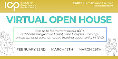 Open House: Family & Couples Treatment (FACTS) Program