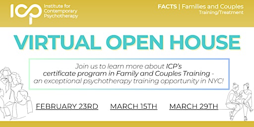 Open House: Family & Couples Treatment (FACTS) Program primary image