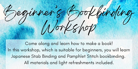 Beginner’s Bookbinding Workshop