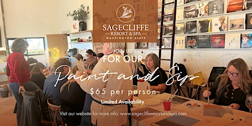 Sagecliffe Resort May: Sip and Paint primary image