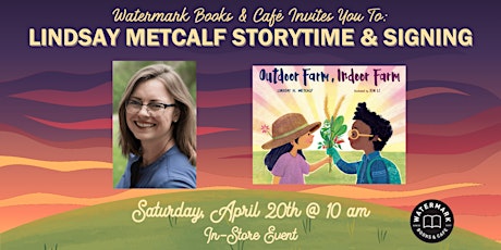 Watermark Invities You to Lindsay Metcalf Storytime