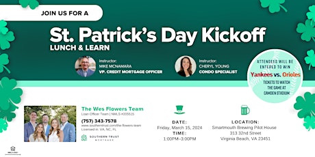 St. Patrick’s Day Kickoff Lunch and Learn primary image