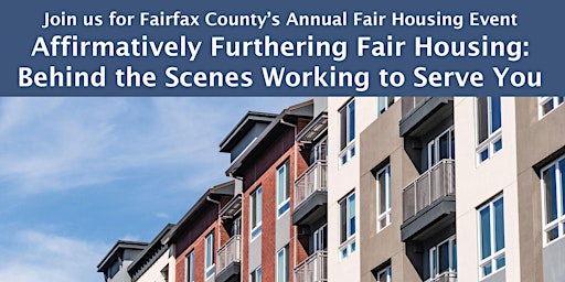 Imagem principal do evento Fairfax County's Annual Fair Housing Event