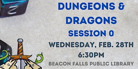 Dungeons & Dragons: Session 0 (Adult/Young Adult Program) primary image