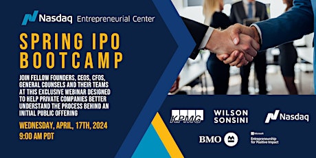 2024 Spring IPO Bootcamp