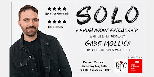 Primaire afbeelding van Solo: A Show About Friendship (from This American Life)