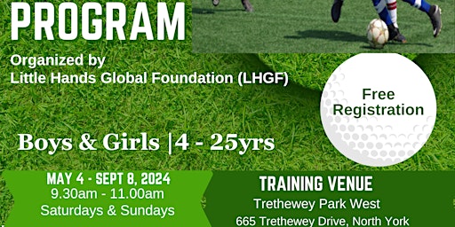 Youth Soccer Program (Boys & Girls 4yrs - 25yrs)  primärbild
