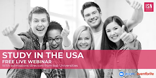 Study in the USA Webinar for Gulf primary image