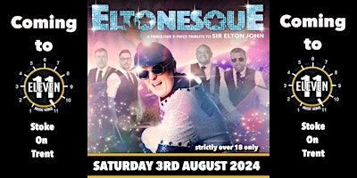 Imagem principal do evento Eltonesque live at Eleven Stoke on Trent